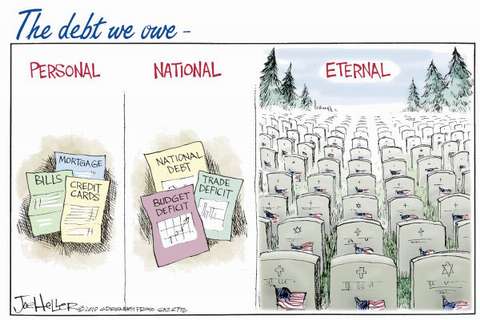 Memorial Day Debt We Owe