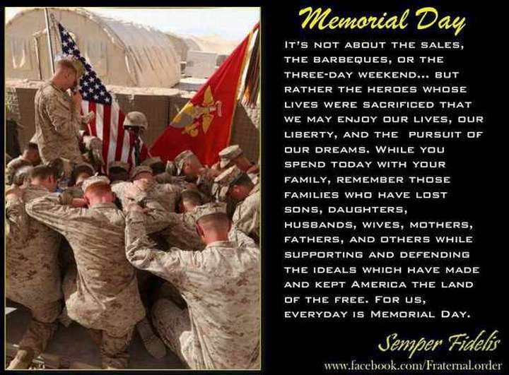 Memorial Day Semper Fidelis