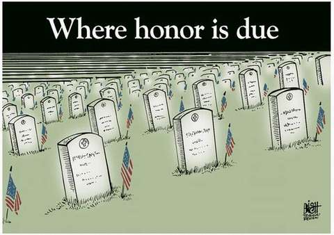 Memorial Day Where Honor is Due
