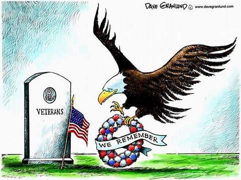 Memorial Day Eagle We Remember