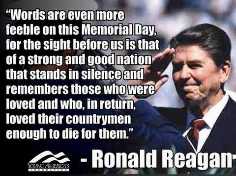 Memorial Day Ronald Reagan