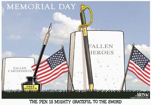 Memorial Day Pen Sword